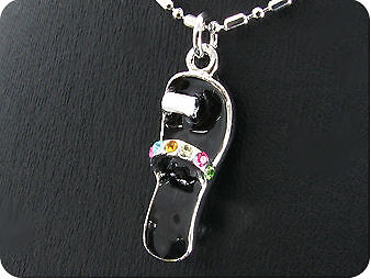 Pendentif Tortue De Mer En Topaze Et Zircon - Plaqué Or Blanc 18 Carats - Référence N1519 - Neuf Avec Chaîne