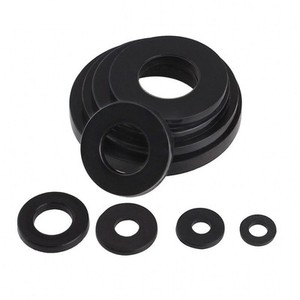 M2-M3-M4-M5-M6-M8-M10-M20-Black-Nylon-Flat-Washers-to-fit-Metric-Bolts-amp-Screws