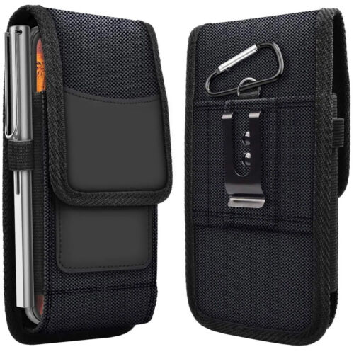 Sac ceinture de téléphone portable housse de protection pour smartphone extérieur vertical hanche étui - Photo 1/15