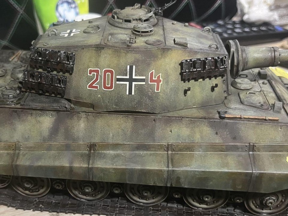 Built & Painted Tamiya 1/35 King Tiger Panzer VI German Army Tank eBay