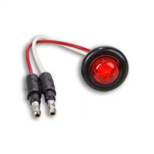 Grote 49332 Red Micronova Dot Led Clearance Marker Light With Grommet
