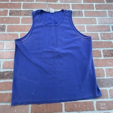 Vintage Speedo Tank Top Shirt Mens Size XL Made In USA Purple Logo
