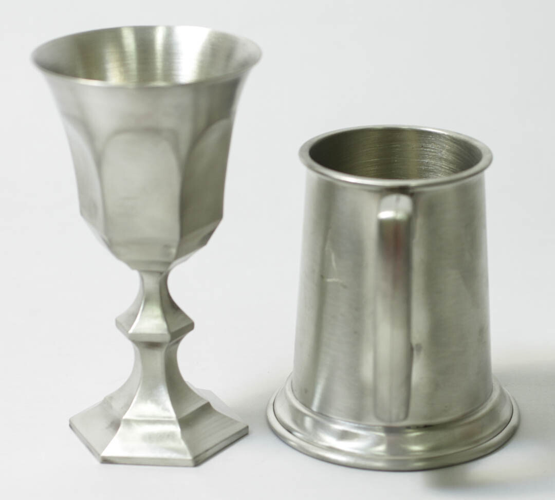 Drinkware Pewter LEONARD CAST Goblet Raimond Viners English Tankard