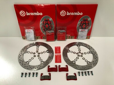 Brembo Bremsscheiben + Bremsbeläge + Floater + Schrauben vorne BMW R 1250 GS RT
