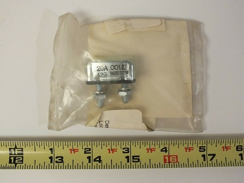 New NOS Genuine Cole Hersee 20A Circuit Breaker P/N 7823106 Replacement Part - 第 1/5 張圖片