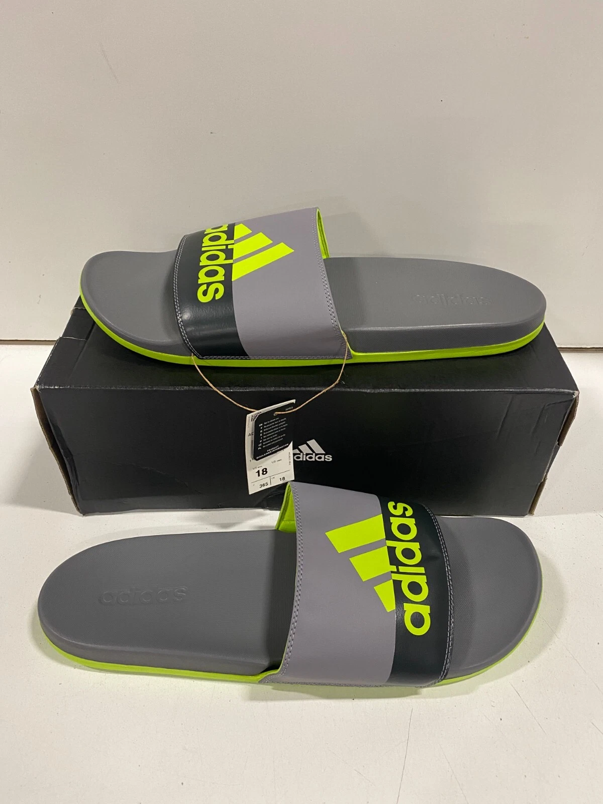 Adidas Adilette Comfort Slides Uomo taglia 18