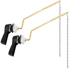 2Pack Universal Side Mount Toilet Handle Angle-Mount Adjustable Tank Flush Lever