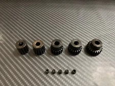 Mod .8 32P 5mm Steel Pinion Gear Set 13T 15T 17T 19T 21T Fits Traxxas 1/10 Slash