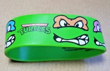 Teenage Ninja Turtles Four Face Rubber Wristband  2012 Viacom International Inc