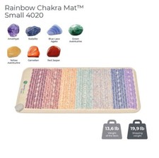 HealthyLine Reiki Rainbow Chakra Crystal Heated Mat Infrared Therapy PEMF 4020