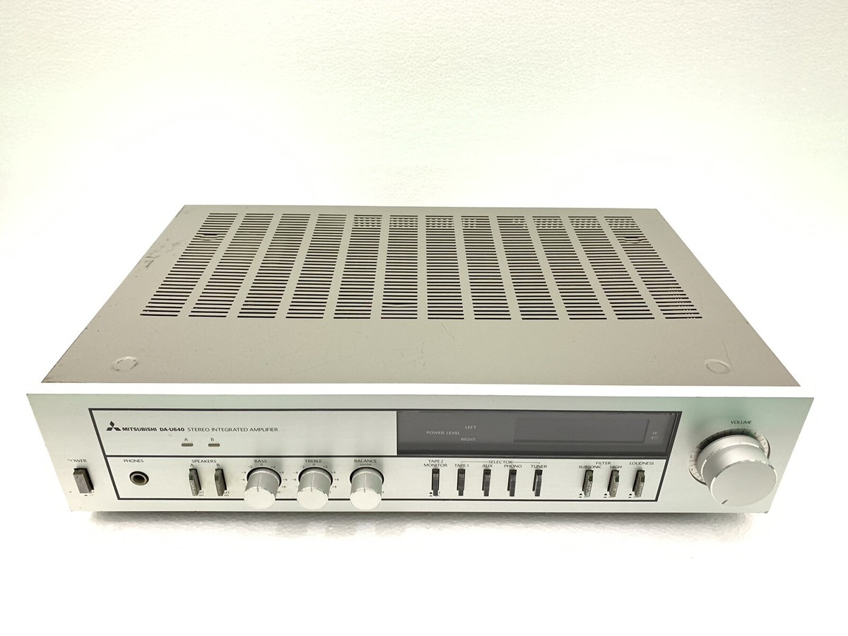 Mitsubishi DA-U640 Stereo Integrated Amplifier 100 Watts RMS