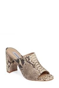 steve madden snake print sandals