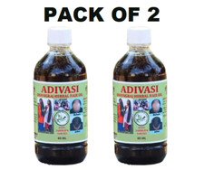2 Pack - Natural Adivasi Bhringraj Herbal Hair Oil 100ml Pure Ayurvedic Herbs -