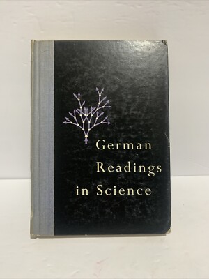 Vintage German Readings in Science - Nelson Van De Luyster (1953 Hardcover)
