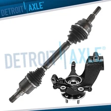 Front Left Side Steering Knuckle Hub CV Axle Shaft Kit for 2012-2018 Ford Focus