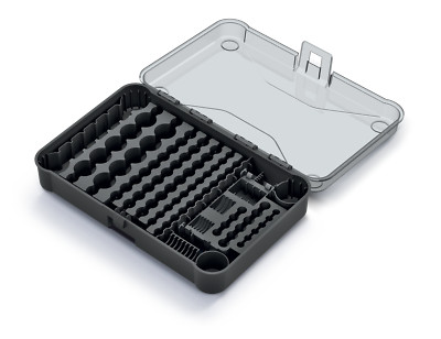 Batterie Organizer Aufbewahrungskoffer Tasche Box Halter AA AAA C D 9V Tester 2 Optionen