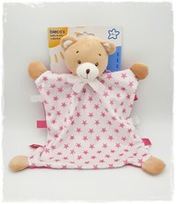 *•… Bieco - Schmusetuch Bär - Sterne - pink weiß - 33 cm - NEU auf Pappe ...•*