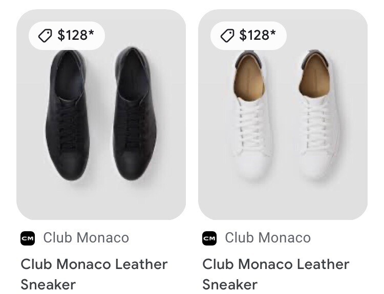 Club Monaco Mens White Leather Lace Up Casual Sneaker Shoes