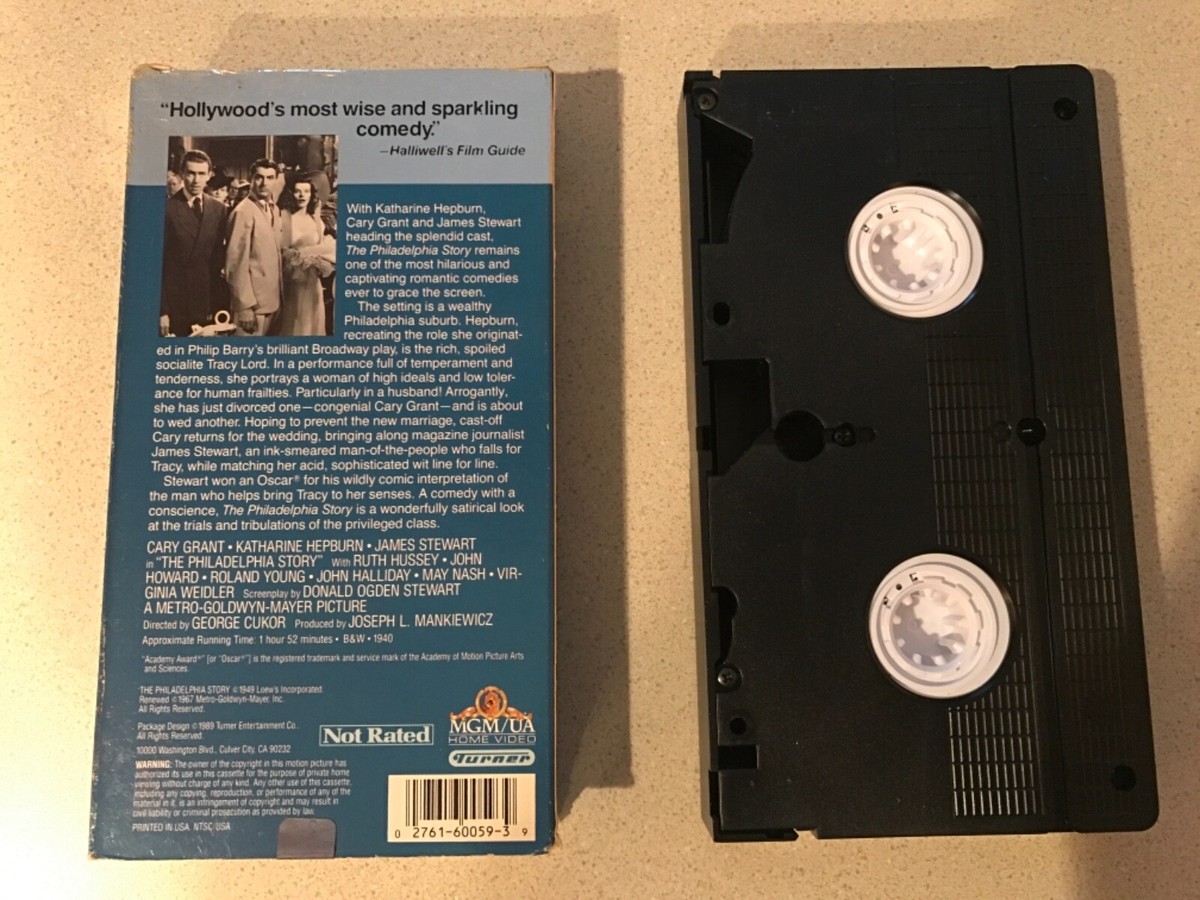 ◾️V.A. / PHILADELPHIA STORY: 1971 - 1986 The Philadelphia Story (VHS, 1989) Cary Grant, Katharine Hepburn