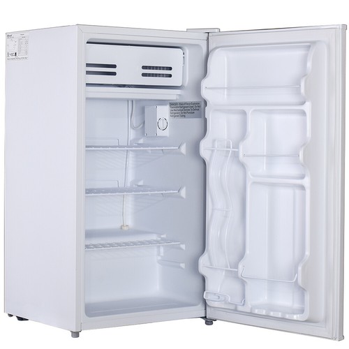 mini fridge freezer frozen over