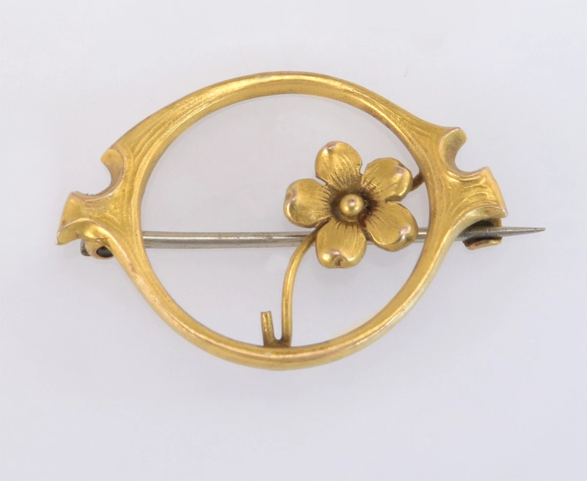 Engraved brooch on sale