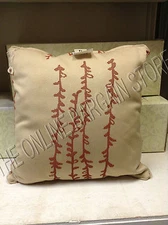 Frontgate orange Spice Willow Outdoor sofa chair chaise Throw Pillow 20"x20"