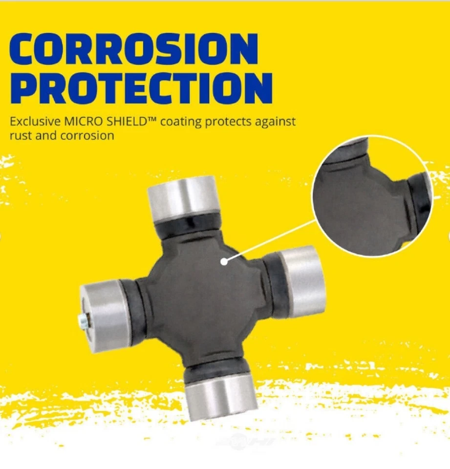 Set of 2 Universal Joints MOOG Front L/R for Dodge RAM 1500 2500 3500 Pick Up - Image 4 of 4