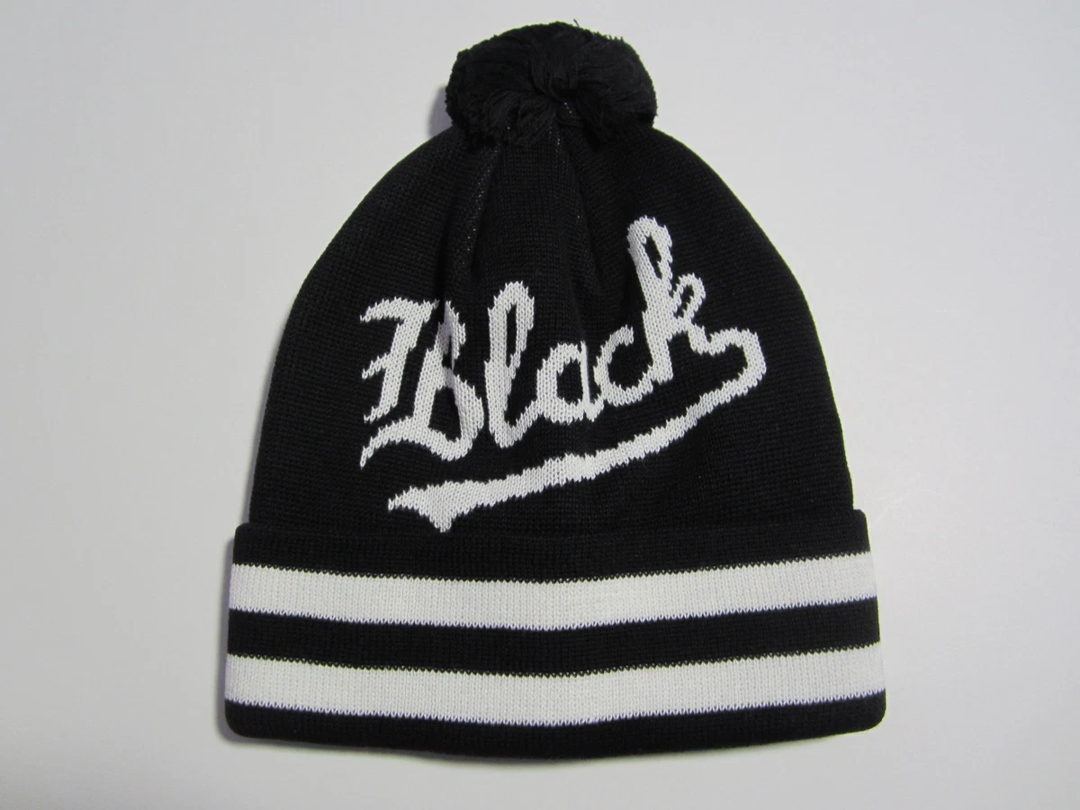 BLVCK SCVLE BLACK SCALE V's Pom Beanie Hat One Size