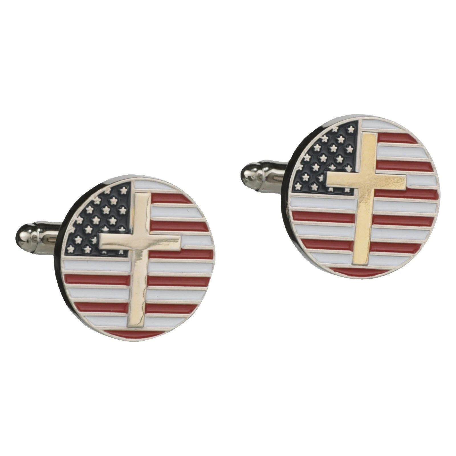 Gemelos Deportivo Chapado en Plata para Hombres