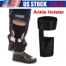 Concealed Carry Ankle Holster Right Leg Holster For LCP 380 Glock G17/19 LC9 9mm