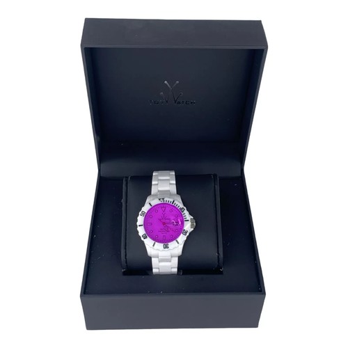 Orologio giocattolo bianco e viola orologio in gesso FL01WHVL - Foto 3 di 3