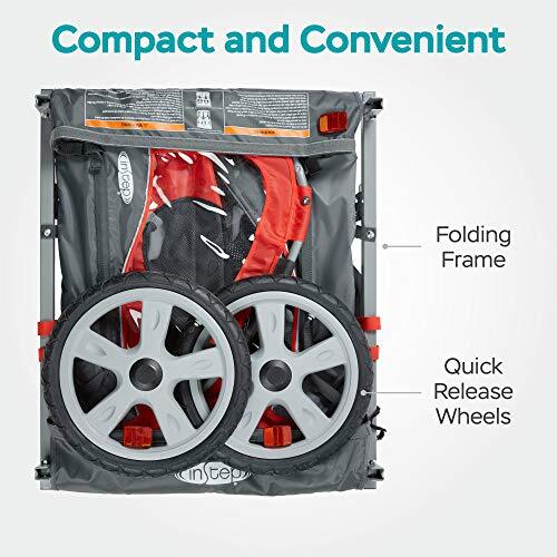 Instep Sync and Take 2 Bike Trailer for Kids, Single and Double Seat