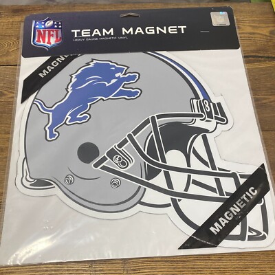 detroit lions football helmet stencil Inspired Cranial Decal not meant for outside display Detroit Lions Vinyl Team Magnet