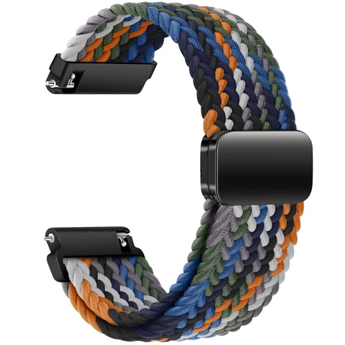 Correa de reloj de pulsera magnética de nailon trenzado de 18 mm 20 mm 22 mm correa de liberación rápida - Imagen 142 de 169