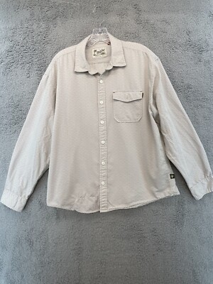 Men s Howler Bros Heed The Call Long Sleeve Button Up Shirt Large 