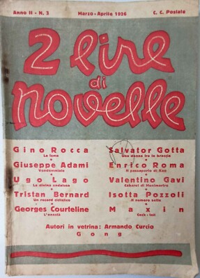 2 LIRE NOVELLEN, JAHR 2 Nr. 3, März/April 1926