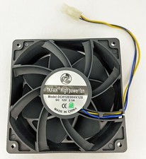3pcs 285CFM ULTRA HIGH AIRFLOW SERVER MINER FAN DC 12V 2.5A 120x38mm 3-Pin PWM