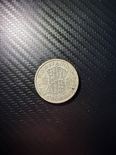 1914 Silver Half Crown Coin Uncirculated King George V