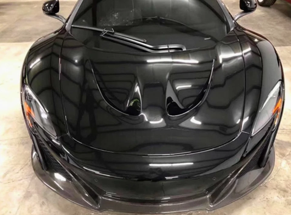 Cubierta de capó ventilada DMC de fibra de carbono real para McLaren 650S 2013-2018 Foto 4 de 4