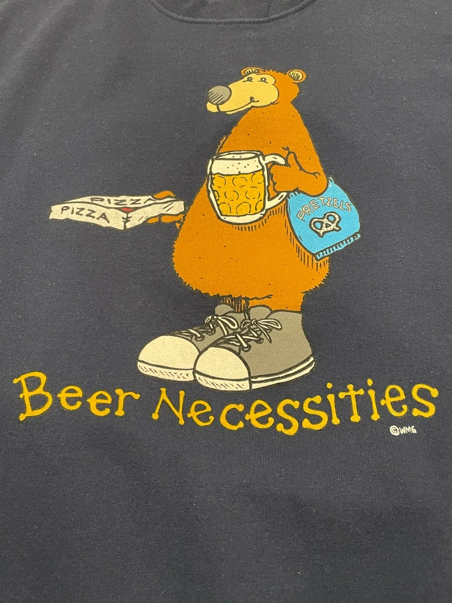 Vintage Beer Necessities Crewneck Sweatshirt Adult XL eBay