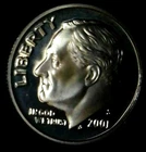 2001-S 10C Roosevelt Dime GDC Proof 90% Silver 21uoo0130