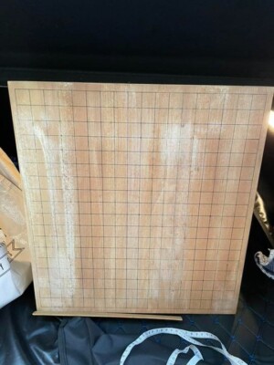 Go Board Japanese Vintage with 4 legs Igo goban 42cm × 8cm