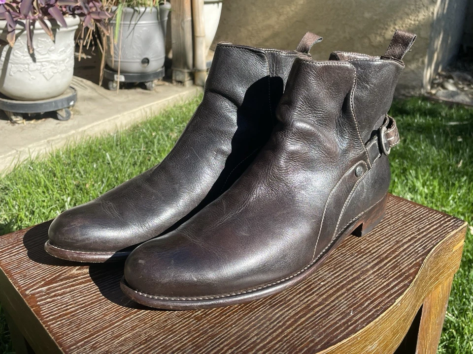 Paul Smith Jodhpur Boots – Dark Brown Leather – EU 41 / US 8 – Made in Italy - Image 3 of 4