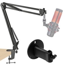 HyperX QuadCast Boom Arm with Mic Wall Mount Silver