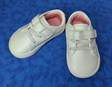 CARTERS Baby Girls Slip On Shoes SIZE 4 White Model JY21D05H