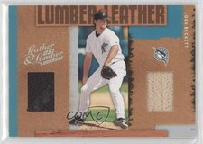 2005 Donruss Leather & Lumber Combo Fielding Glove/Bat 7/25 Josh Beckett 0b2
