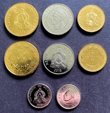 Honduras 4 Coins Set 5, 10, 20, 50 Centavos UNC World Coins