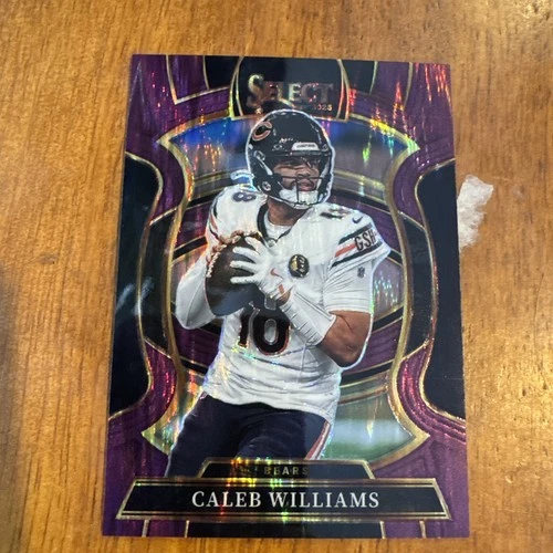 2025 Panini Select - Concourse Caleb Williams #73 Purple Shock Prizm 26/699