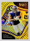 2021 Select JUSTIN JEFFERSON Gold Prizm /10 Field Level #323 VIKINGS 🔥