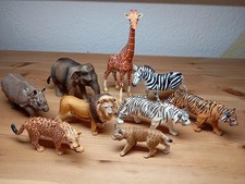 Schleich Tiere Dschungel Safari Afrika wild Löwe Elefant Hartgummi Figuren